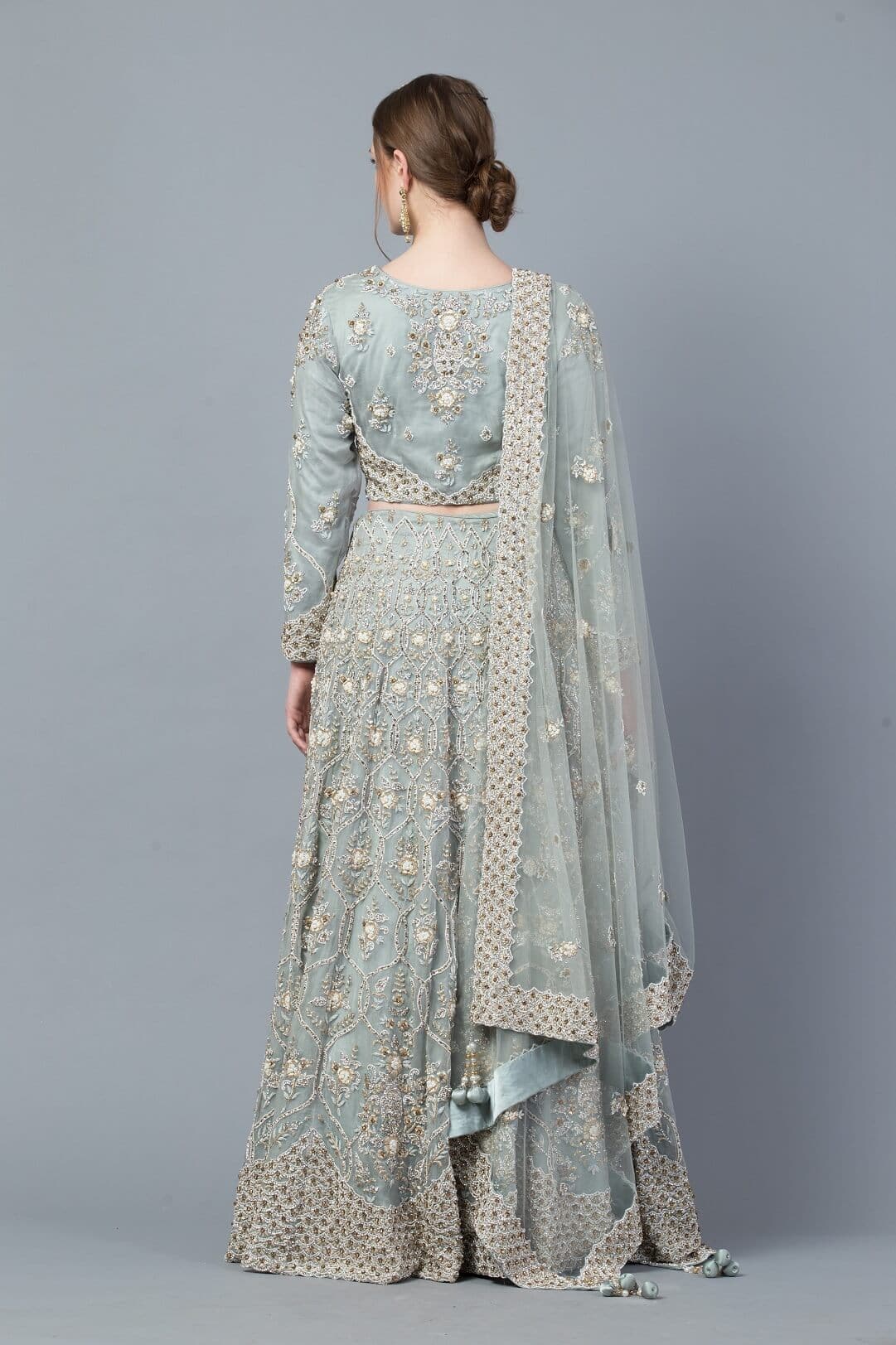 Prewinkle Blue Blouse Lehnega