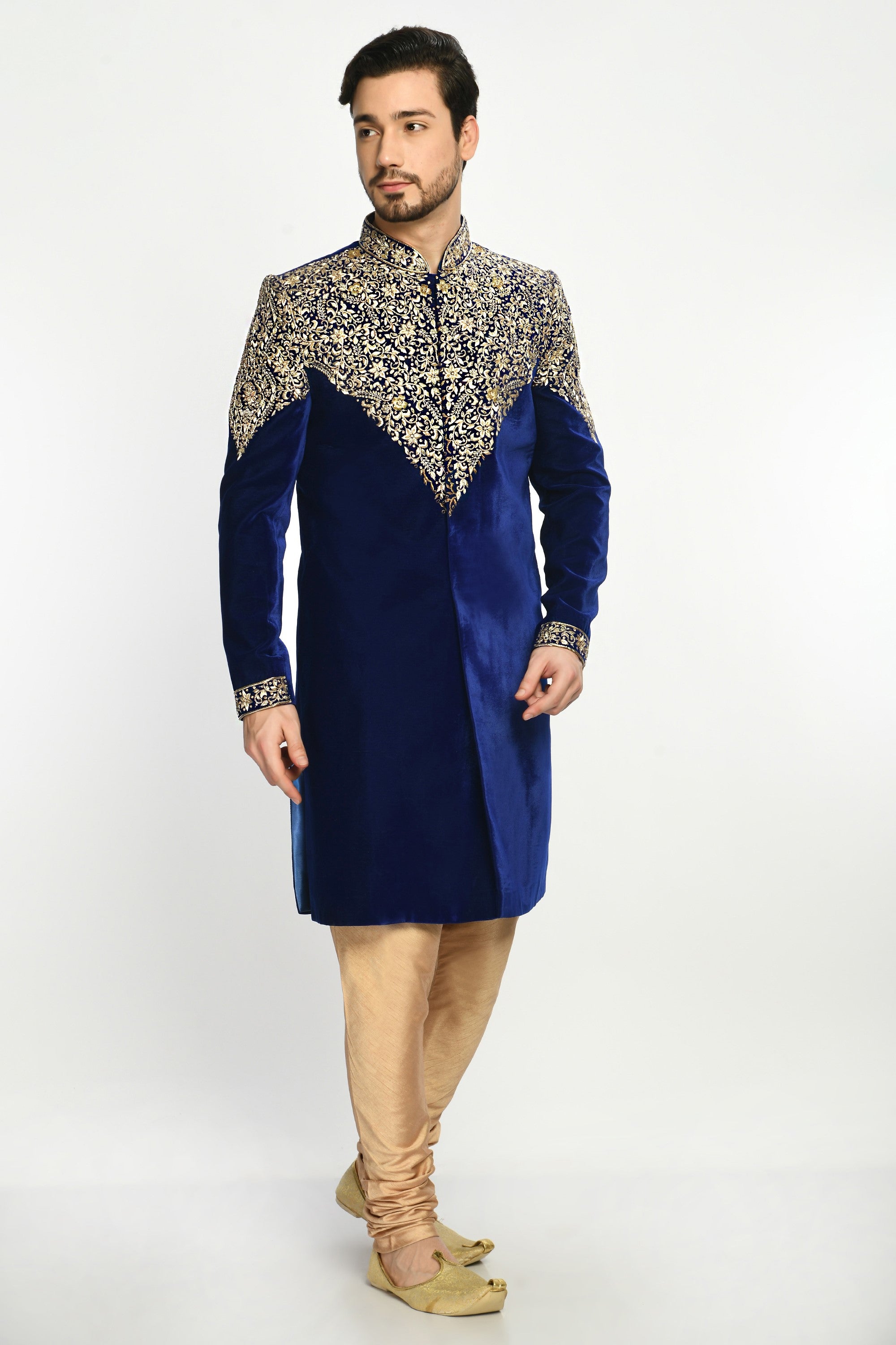 Blue Sherwani