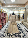 Beige Puplum With Lehenga