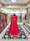 Fuchsia Pink Anarkali With Dupatta