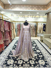Lilac Shimmer Anarkali With Dupatta