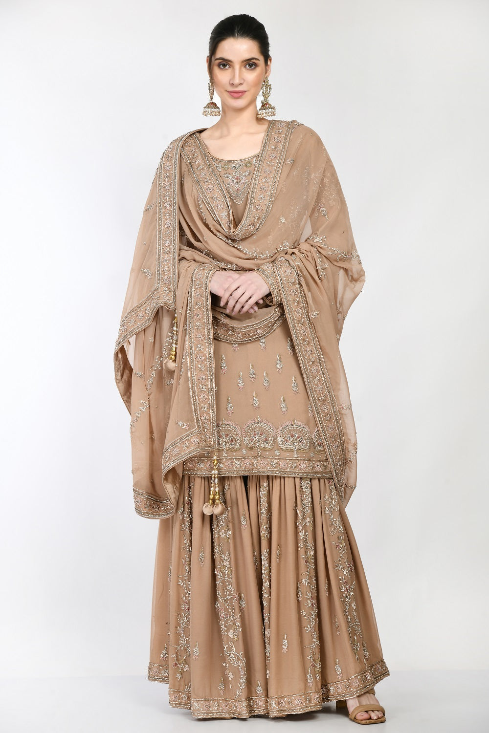 Beige Gharara